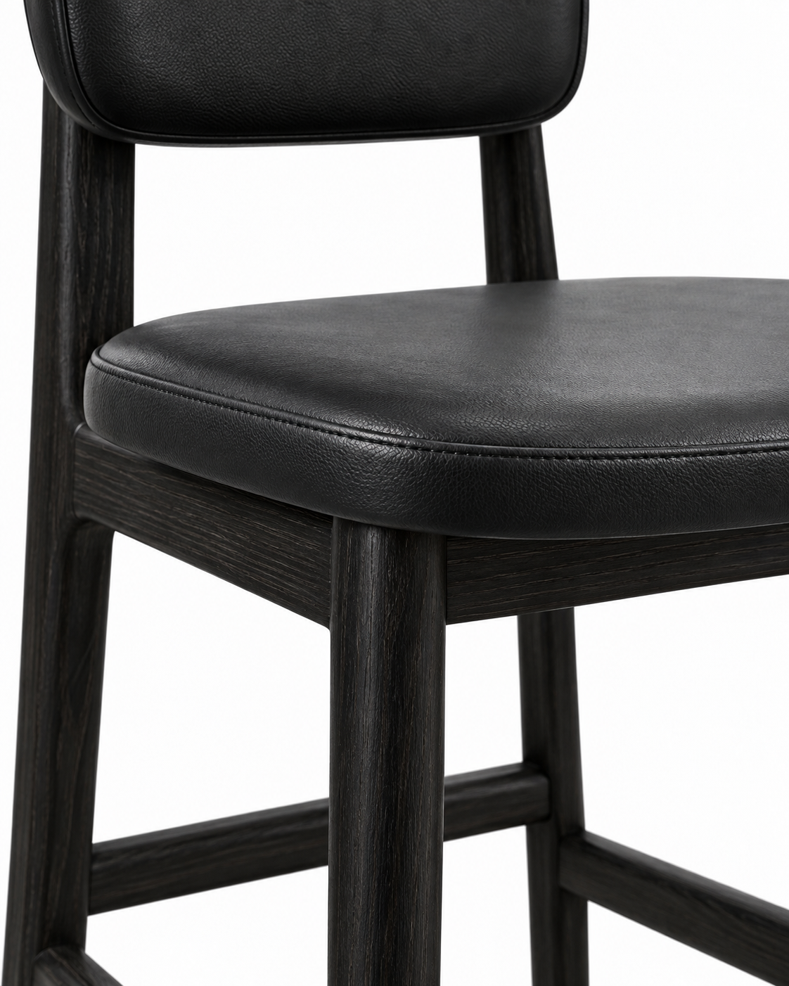 TREST BLACK BAR STOOL detail