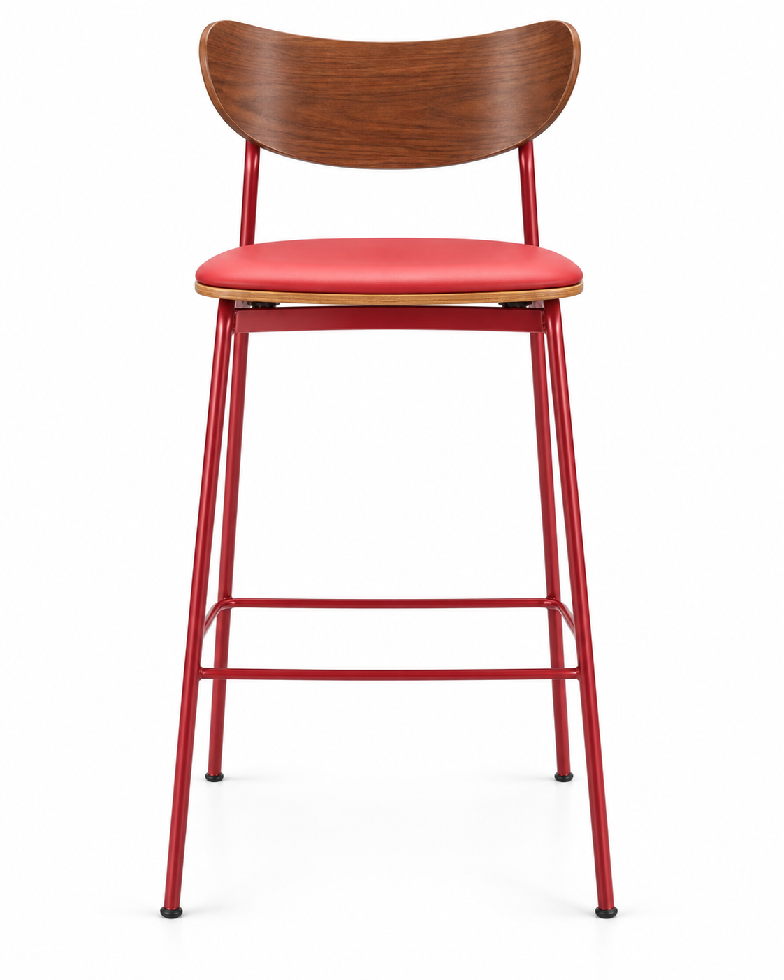 SONA RED BAR STOOL front view