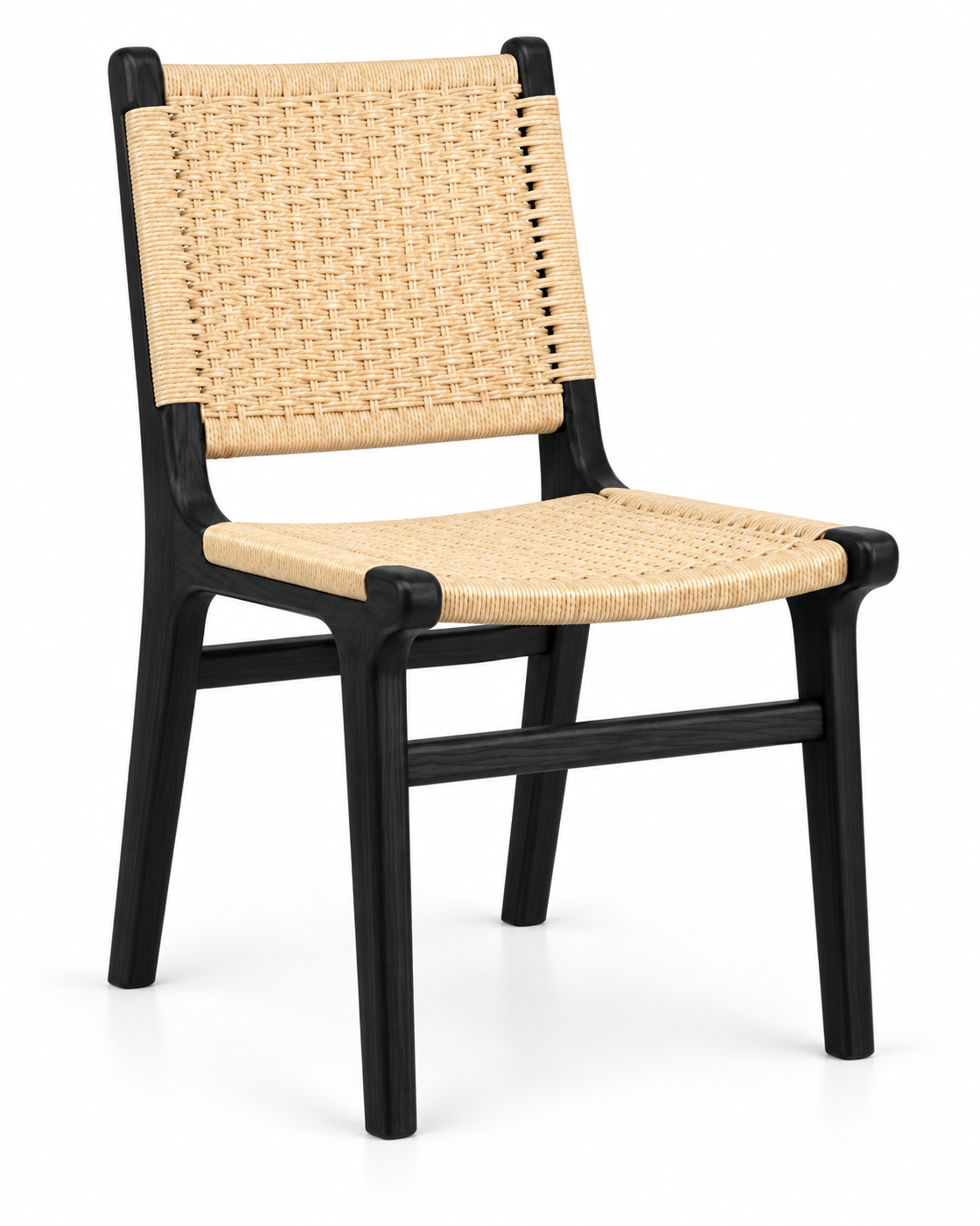RAIL DINING CHAIR angled view