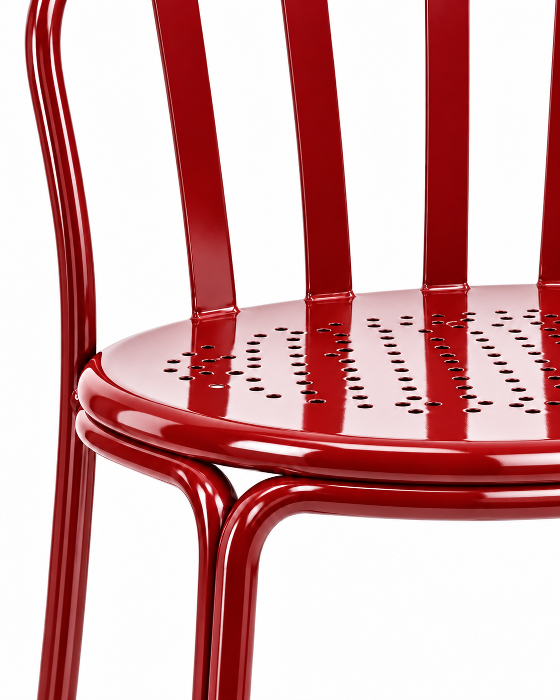 PIAZZA RED DINING CHAIR detail