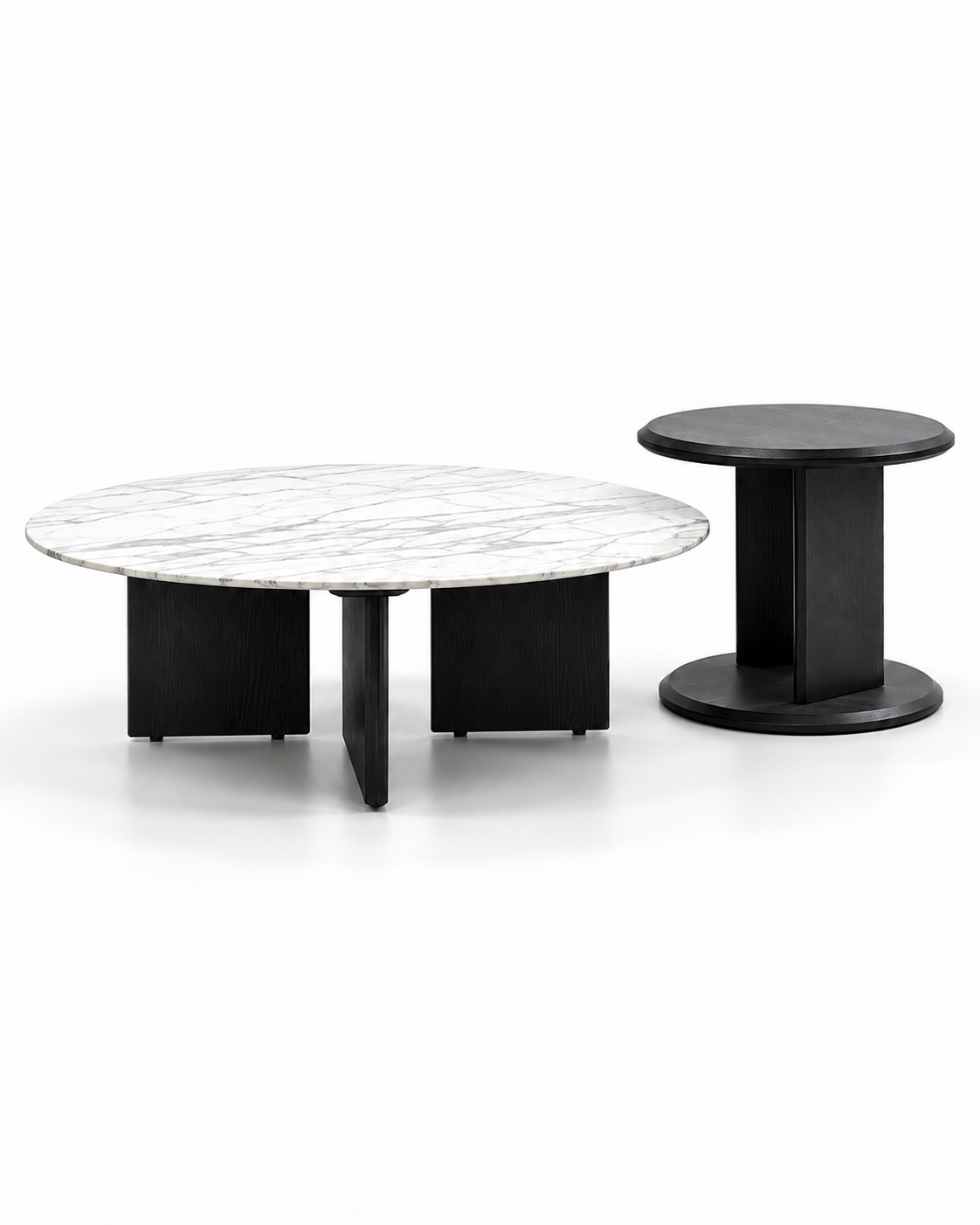 CONTRAST COFFEE TABLE SET angled view