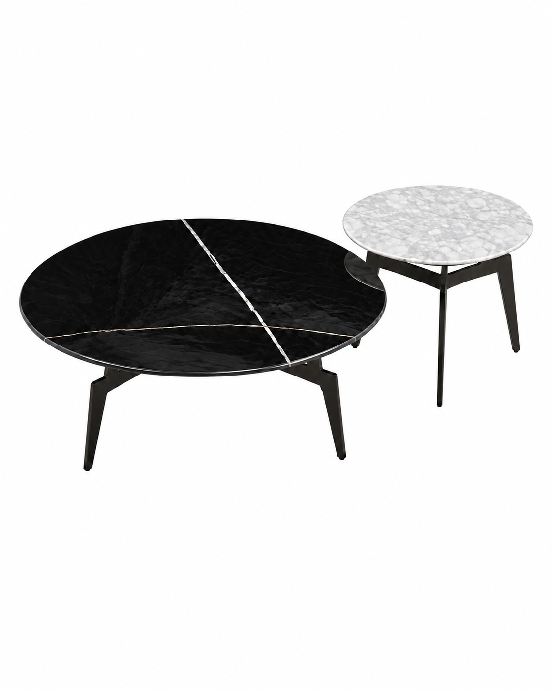 TANDEM COFFEE TABLE SET angled view