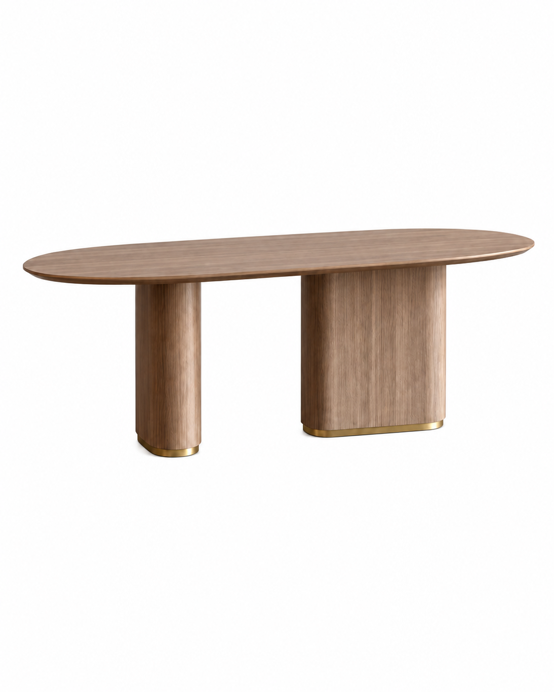 PLINTH DINING TABLE angled view