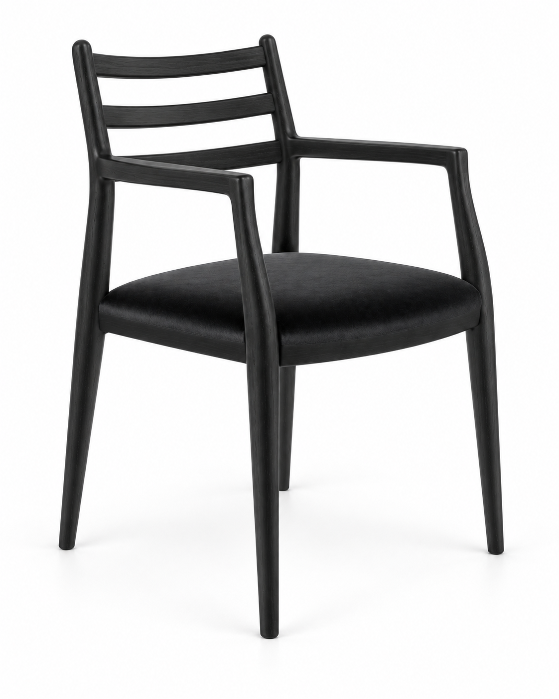 LADDER DINING CHAIR WITH ARMRESTS