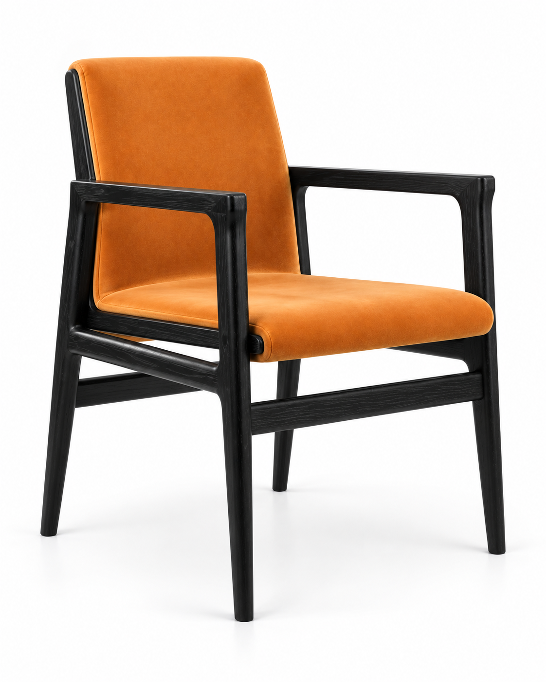 GRID DINING CHAIR WITH ARMRESTS