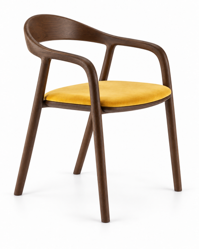 SWEEP DINING CHAIR WITH ARMRESTS
