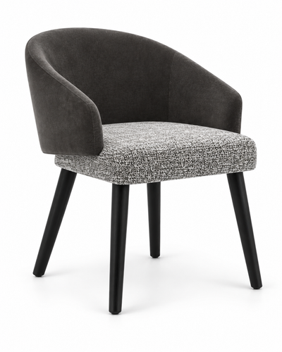 SHELL DINING CHAIR WITH ARMRESTS