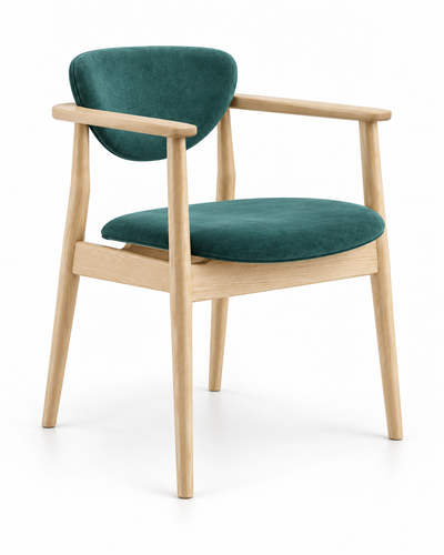 PLANE DINING CHAIR WITH ARMRESTS