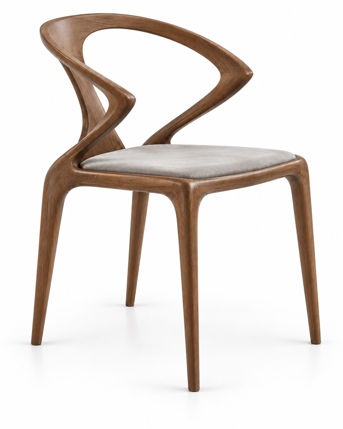 LOOP DINING CHAIR WITH ARMRESTS