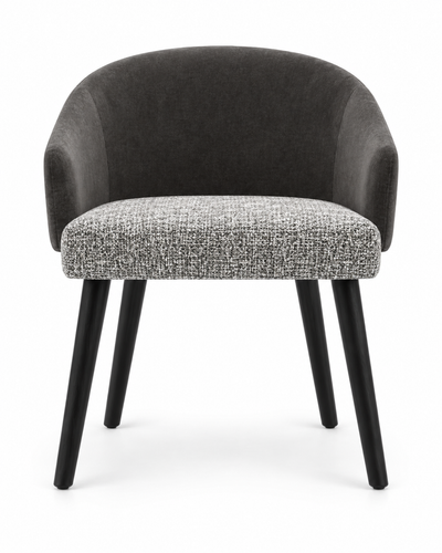 SHELL DINING CHAIR WITH ARMRESTS
