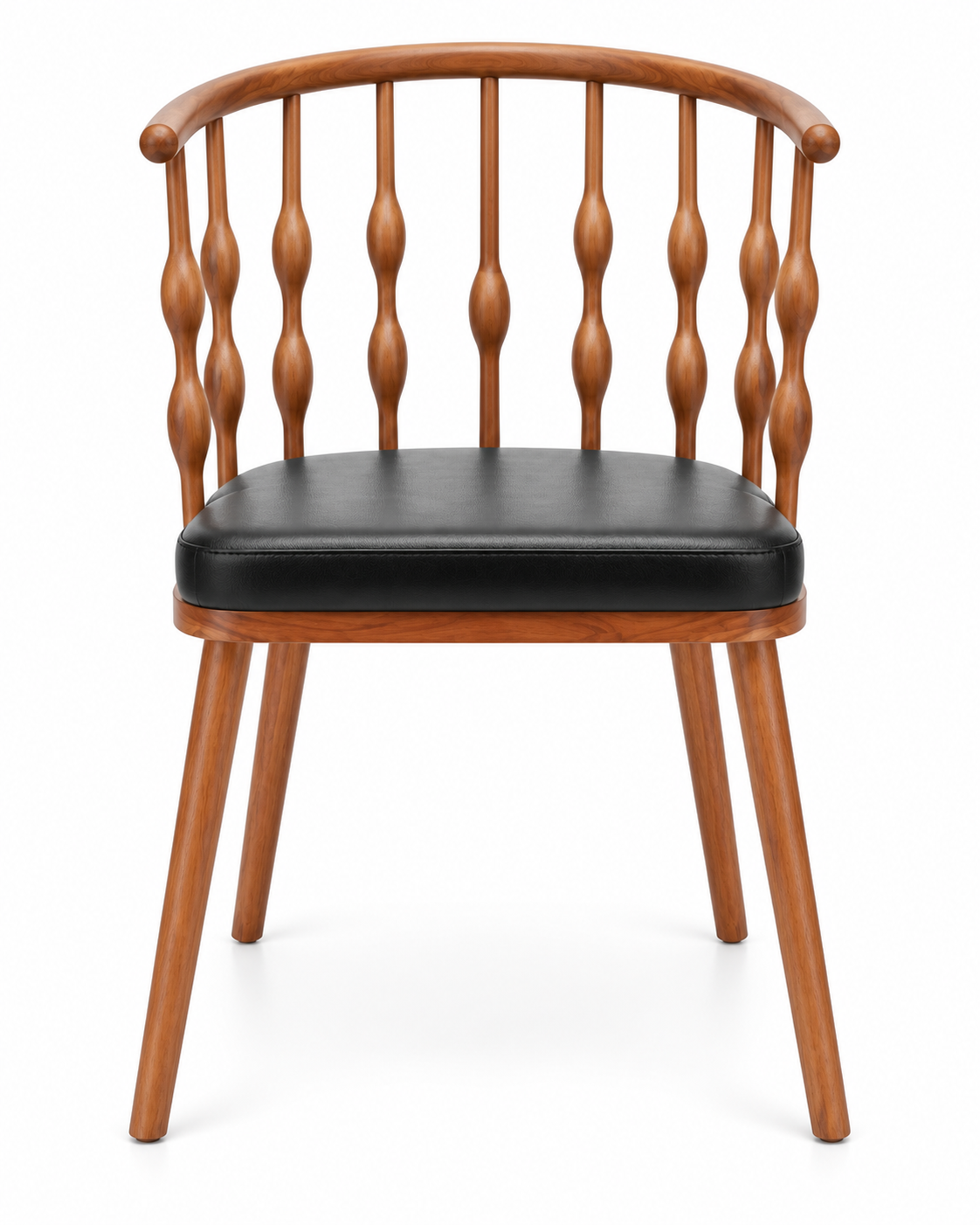 SPINDLE DINING CHAIR WITH ARMRESTS