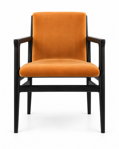 GRID DINING CHAIR WITH ARMRESTS