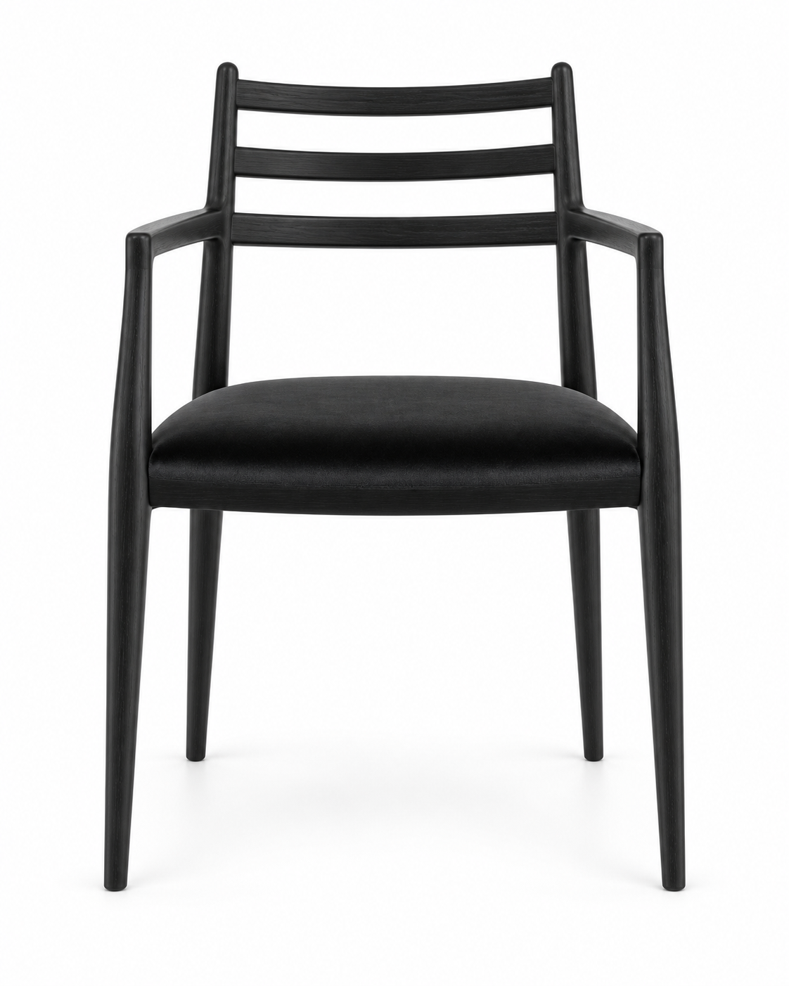 LADDER DINING CHAIR WITH ARMRESTS