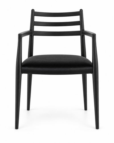 LADDER DINING CHAIR WITH ARMRESTS