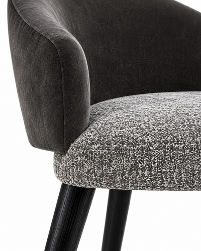 SHELL DINING CHAIR WITH ARMRESTS
