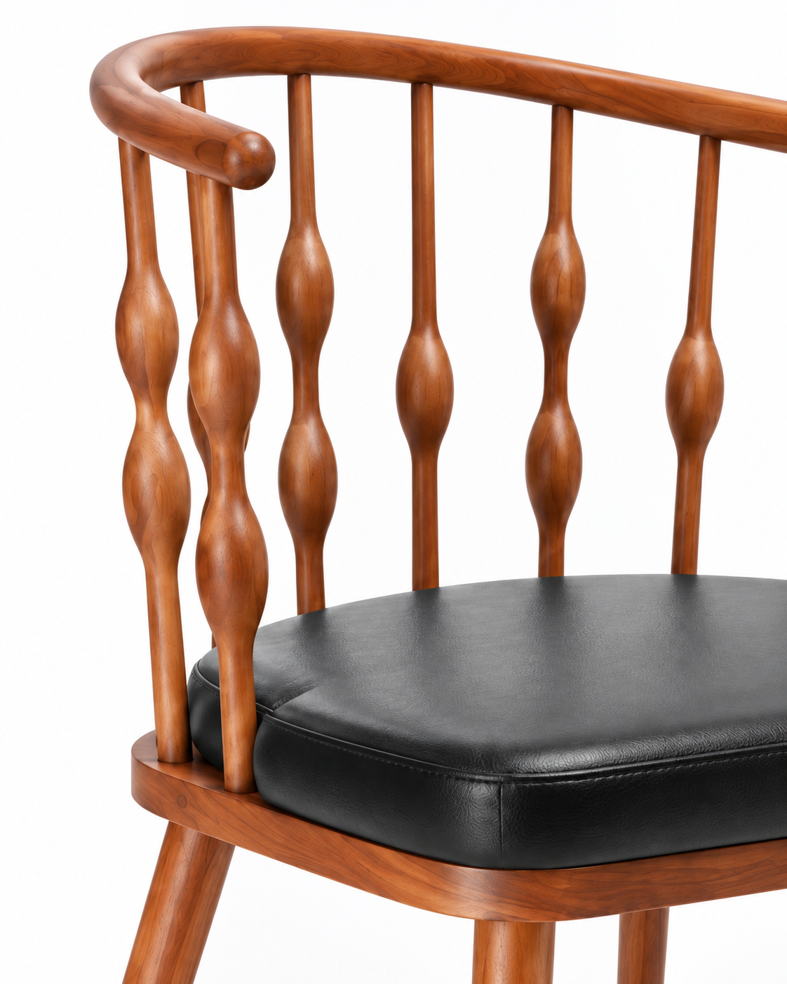 SPINDLE DINING CHAIR WITH ARMRESTS