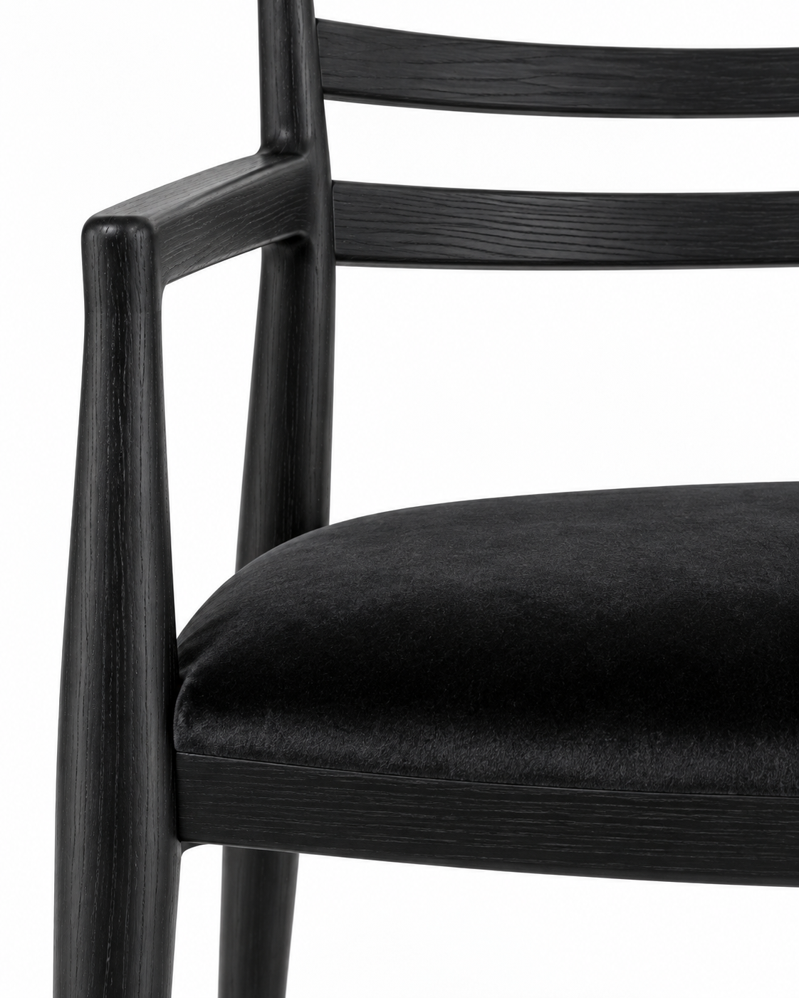 LADDER DINING CHAIR WITH ARMRESTS