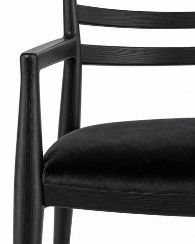 LADDER DINING CHAIR WITH ARMRESTS