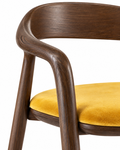 SWEEP DINING CHAIR WITH ARMRESTS