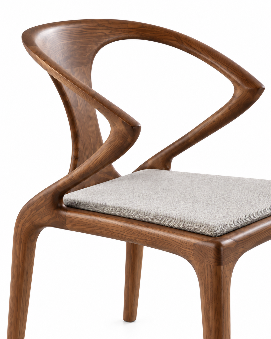 LOOP DINING CHAIR WITH ARMRESTS