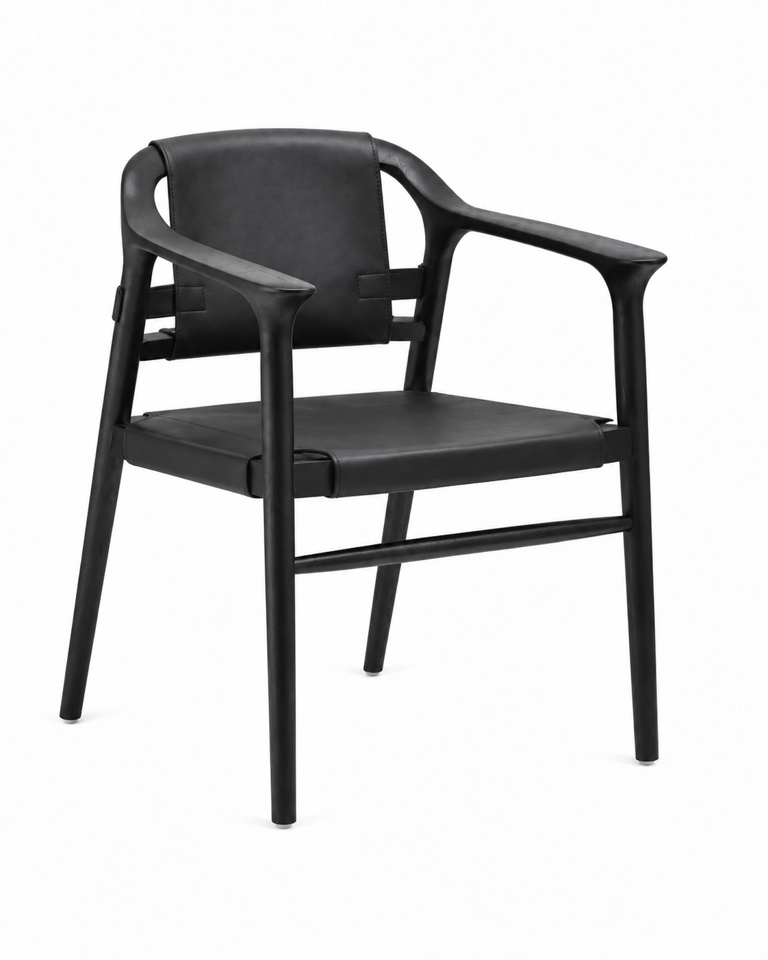 YOKE DINING CHAIR WITH ARMRESTS