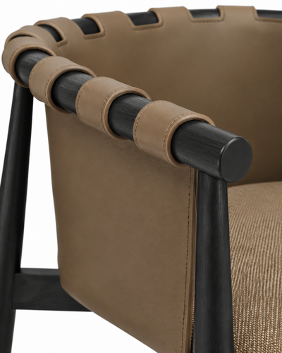LASSO DINING CHAIR WITH ARMRESTS