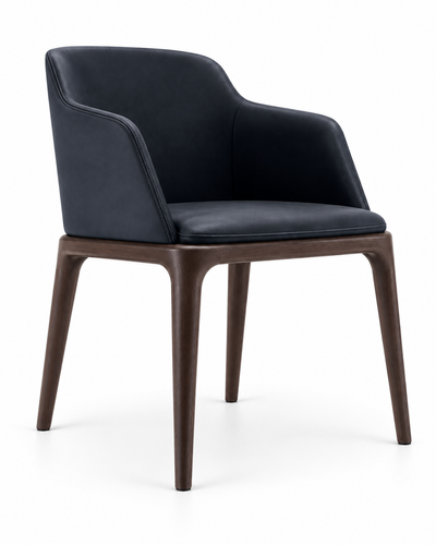 SHELTER DINING CHAIR WITH ARMRESTS