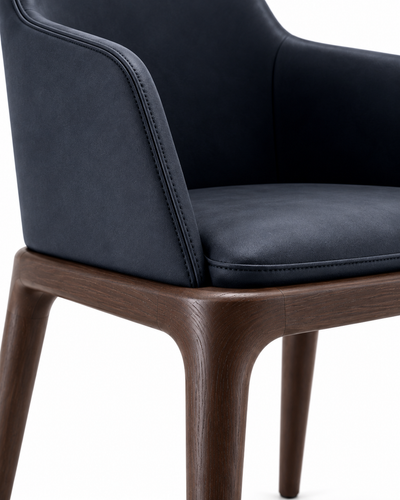 SHELTER DINING CHAIR WITH ARMRESTS