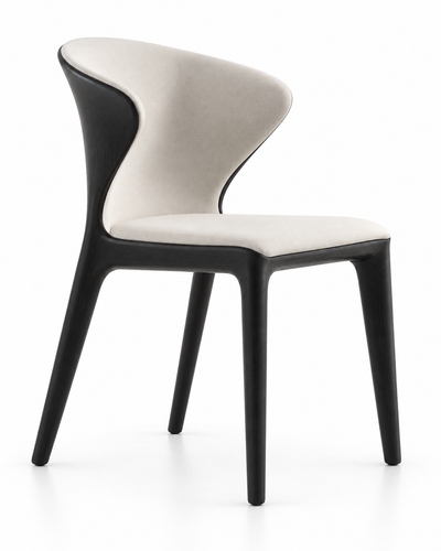 SWIRL DINING CHAIR angled view
