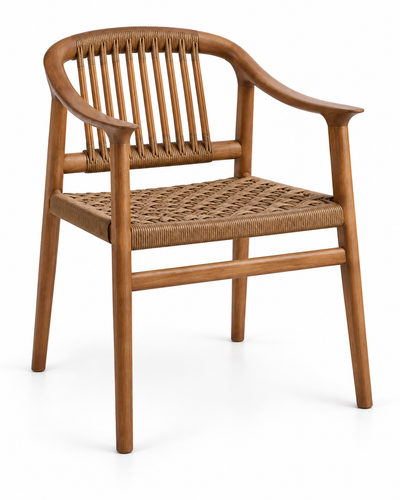 WEAVE DINING CHAIR WITH ARMRESTS