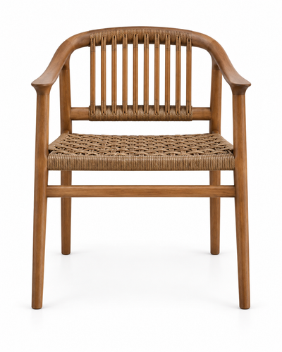 WEAVE DINING CHAIR WITH ARMRESTS
