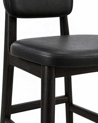 TREST BLACK BAR STOOL detail