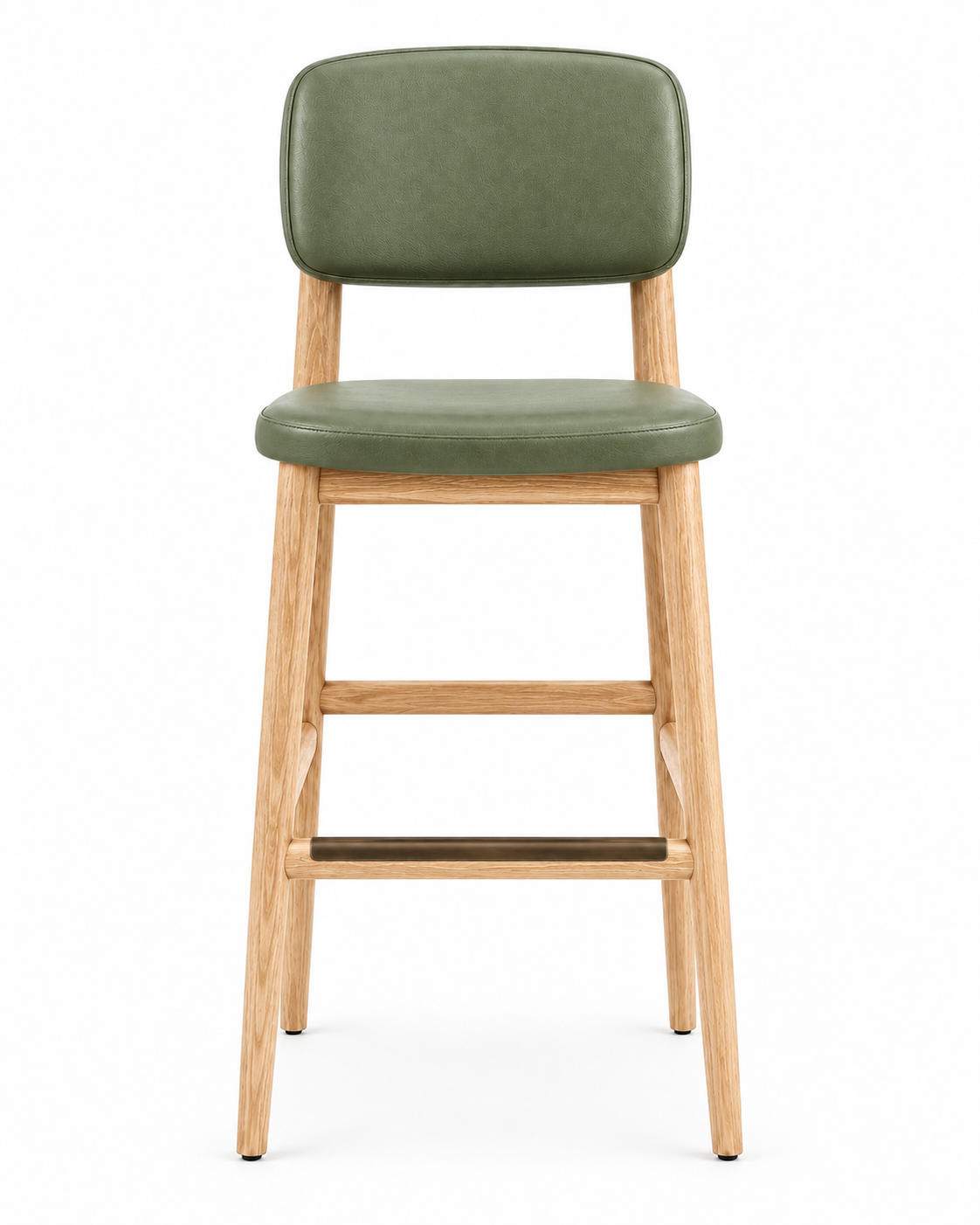 TREST SAGE NATURAL BAR STOOL front view