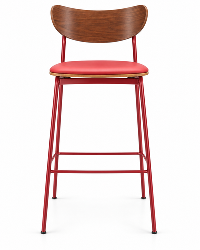 SONA RED BAR STOOL front view