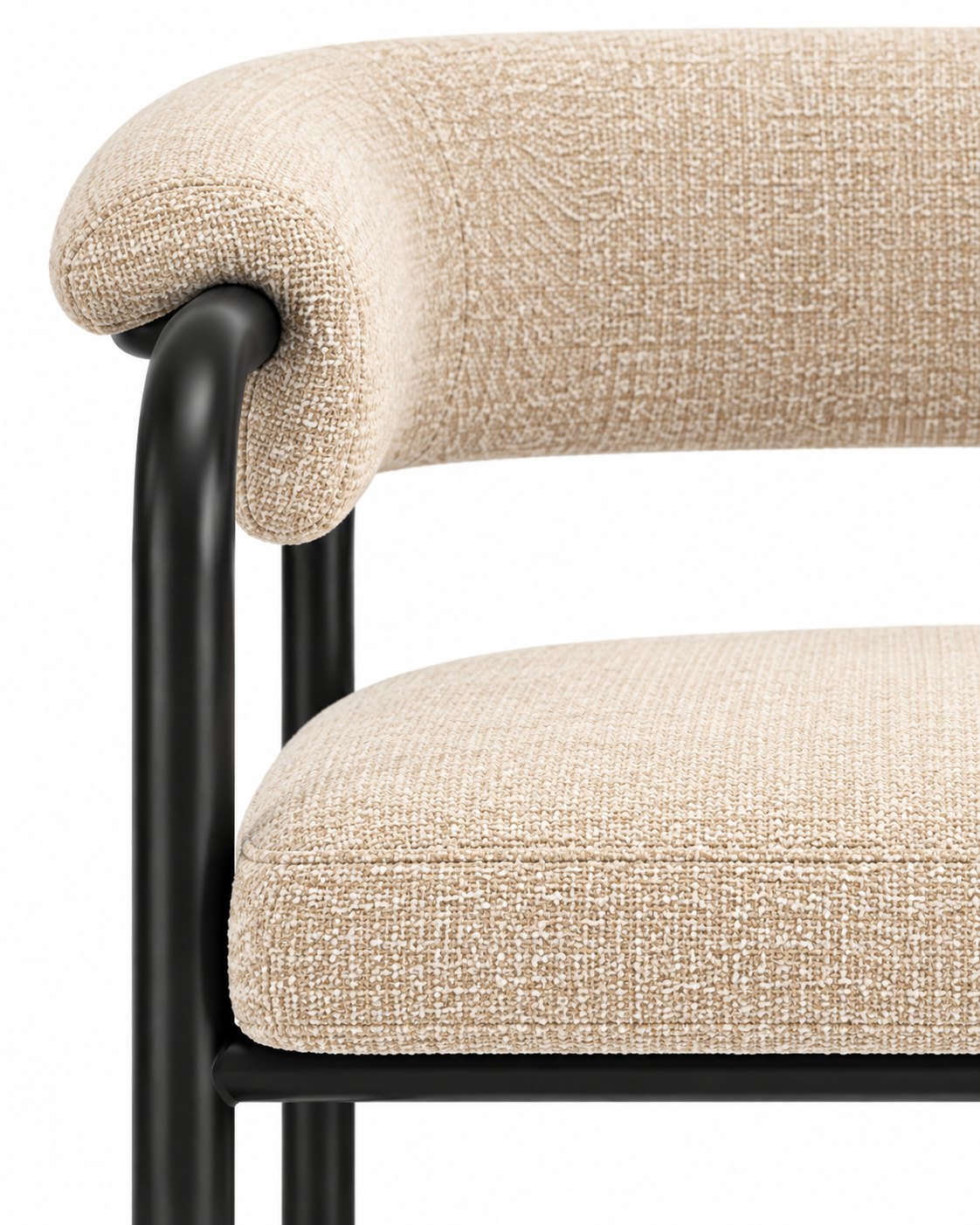BAND SAND BLACK BAR STOOL detail