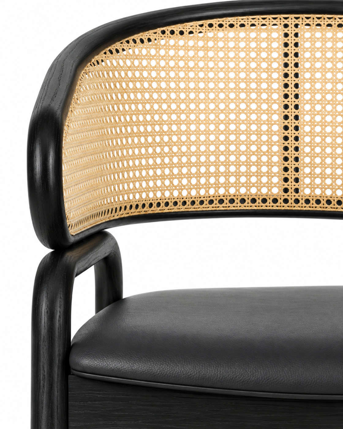CANOPY DINING CHAIR WITH ARMRESTS material and construction detail