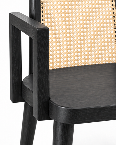 PORTICO DINING CHAIR WITH ARMRESTS material and construction detail