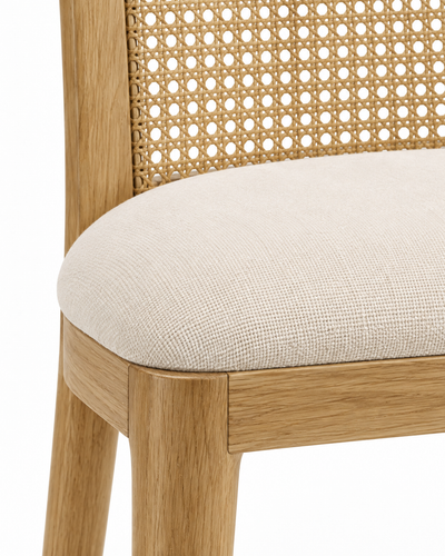 NATURA DINING CHAIR material and construction detail