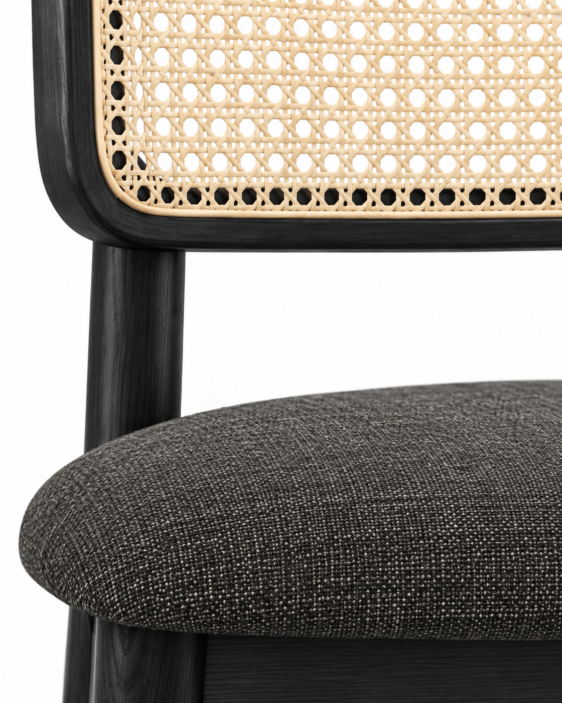 SLATE DINING CHAIR material and construction detail