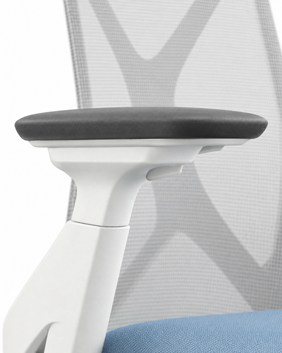 TRUSS BLUE WHITE OFFICE CHAIR — Detail