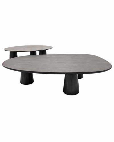 PEBBLE COFFEE TABLE SET front view