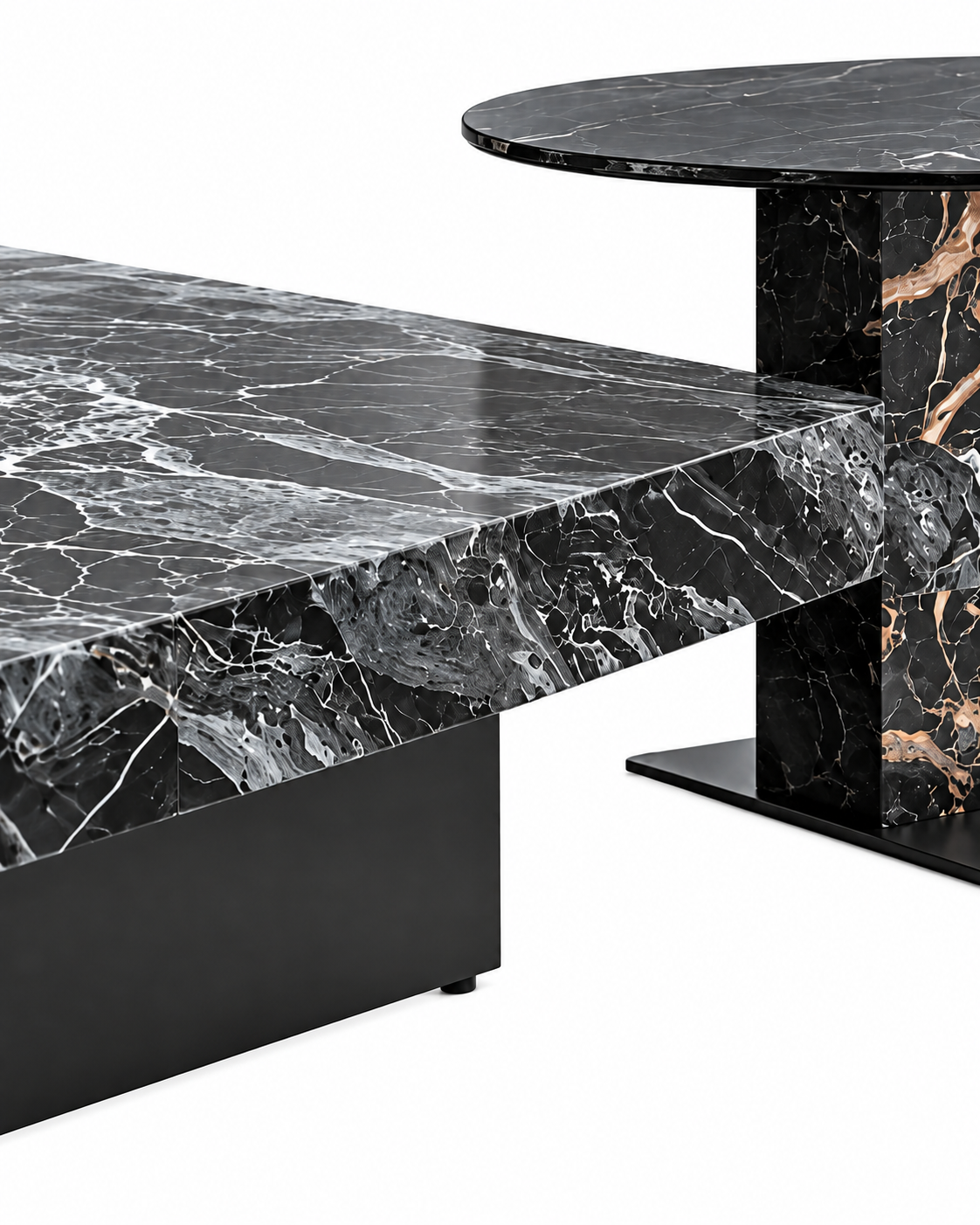 OBSIDIAN COFFEE TABLE SET detail