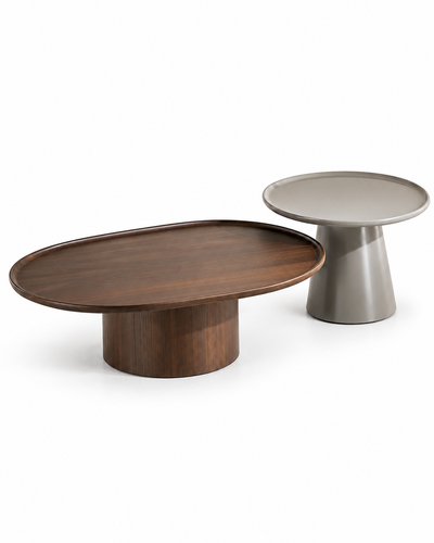 SALVER COFFEE TABLE SET angled view