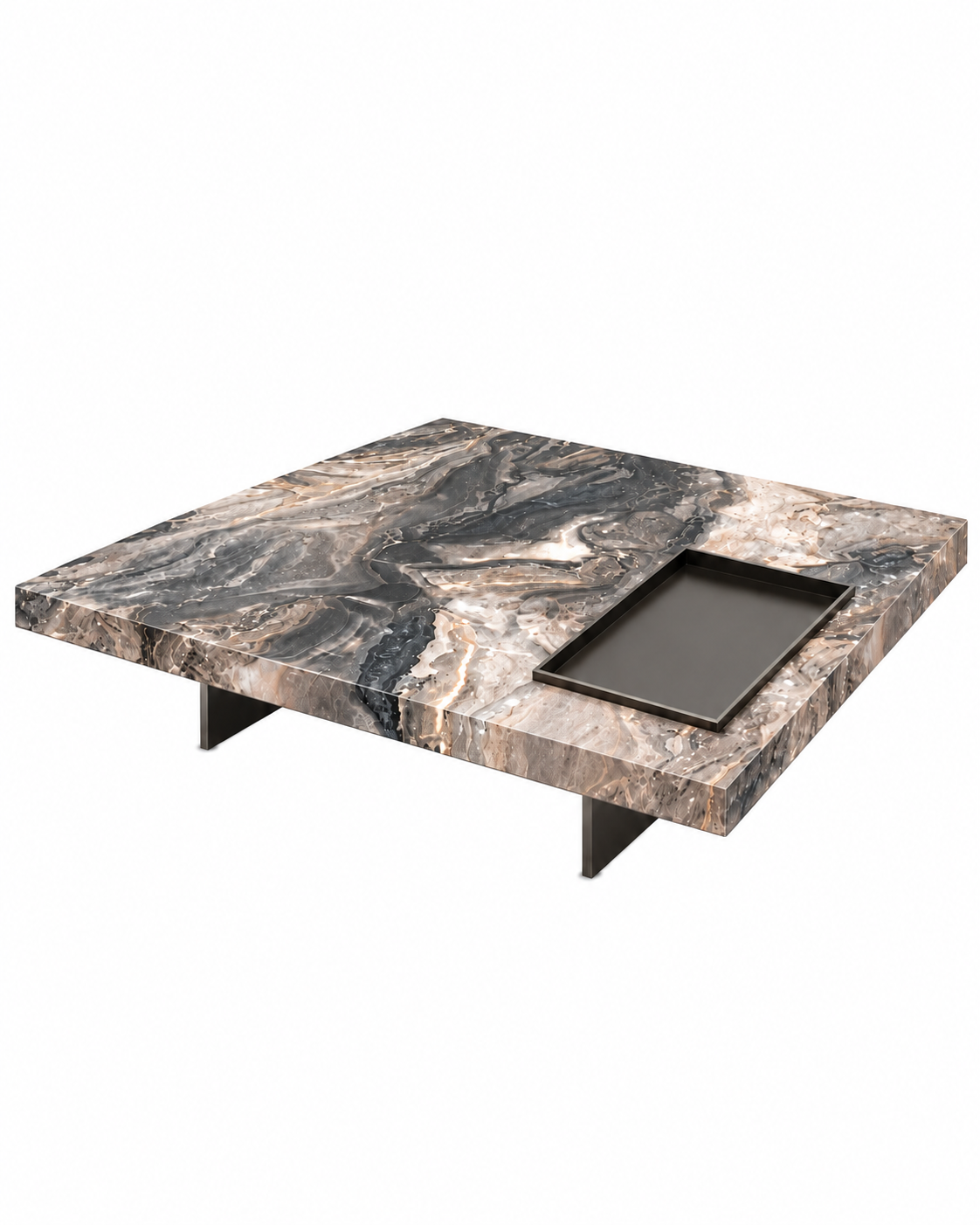 STRATUM COFFEE TABLE angled view