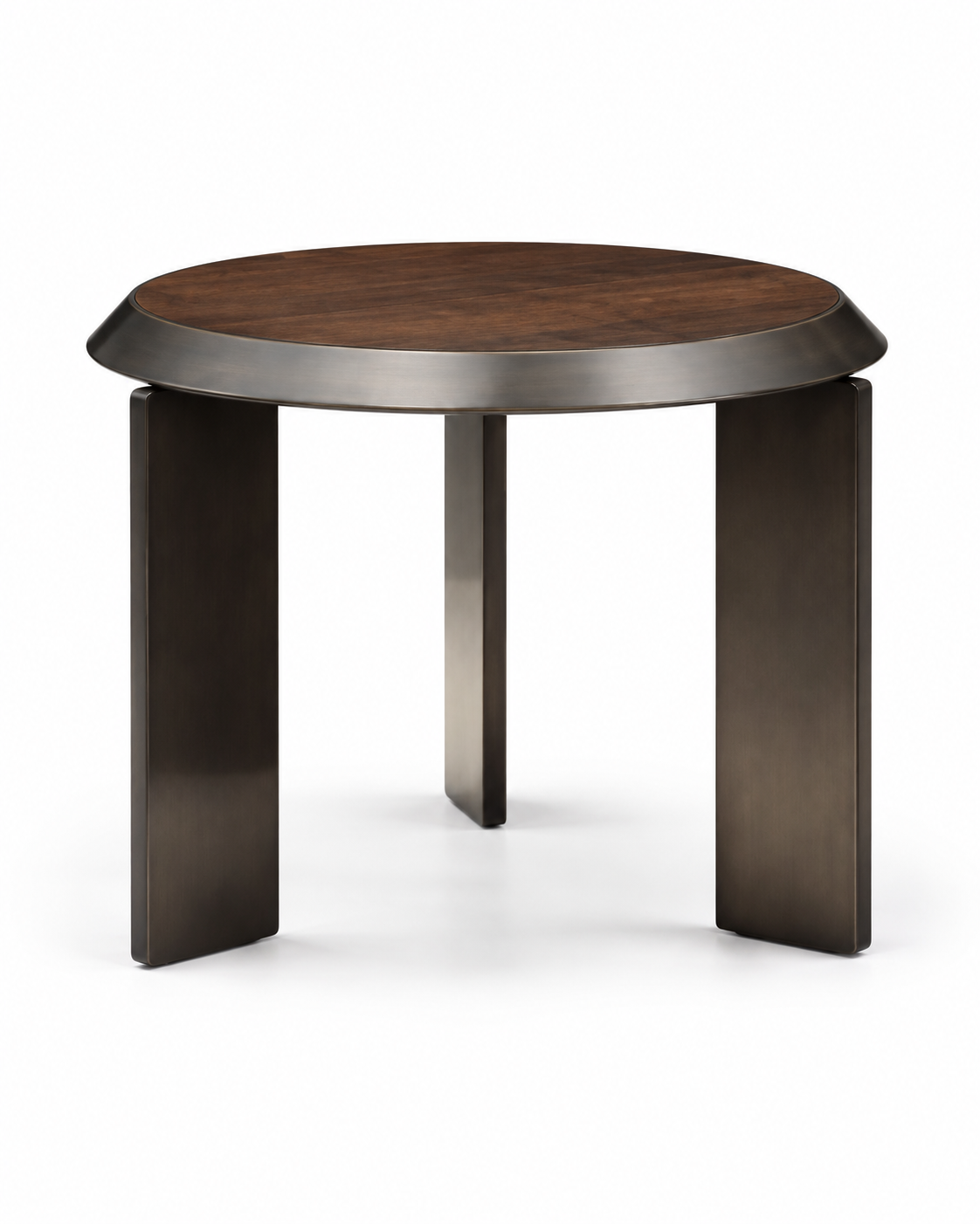 RIVET SIDE TABLE front view