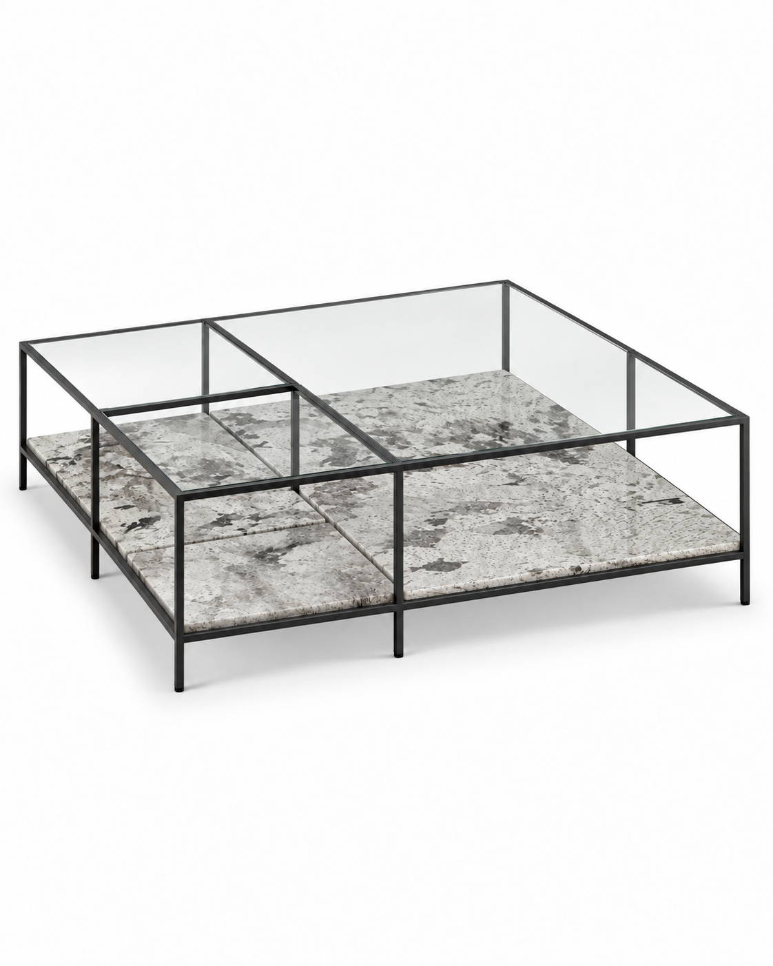 VITRINE COFFEE TABLE SET angled view