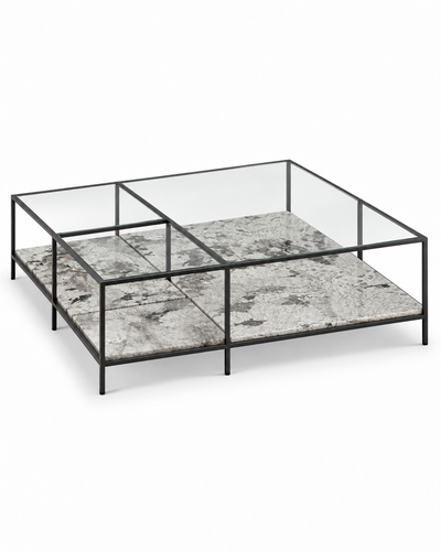 VITRINE COFFEE TABLE SET angled view
