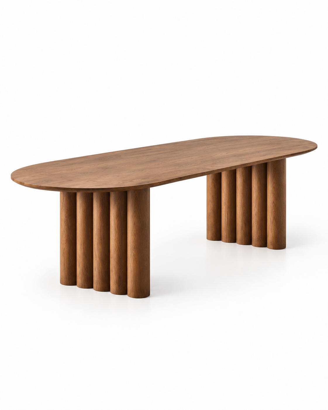 COLONNA DINING TABLE angled view