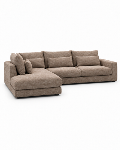 HUDSON sectional sofa — angled view