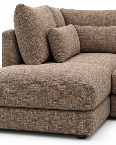 HUDSON sectional sofa — close-up view